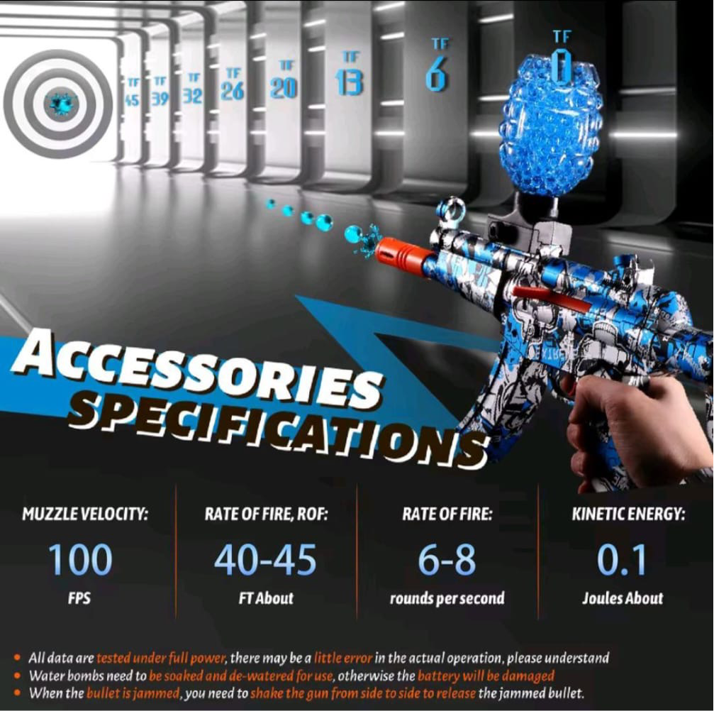 Gel Water Blaster Toy Gun (AK47)
