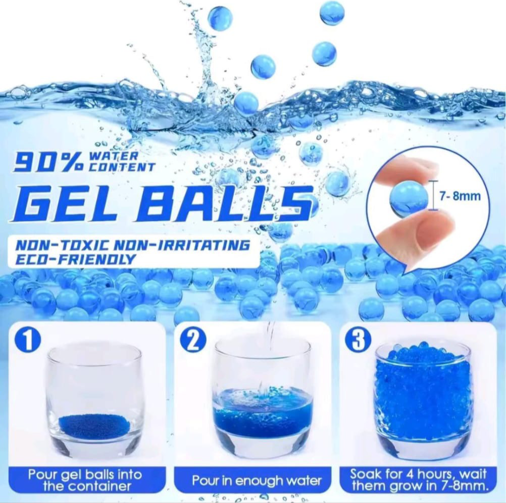 Gel Water Blaster Toy Gun (AK47)