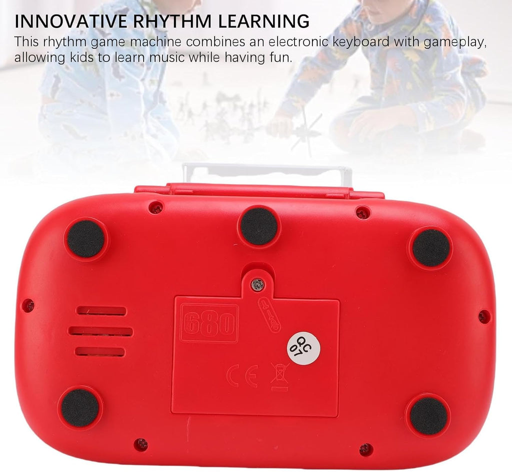 Music Rythem Game Machine|Handheld Fast Push Electronic Piano Toy with Music and Light