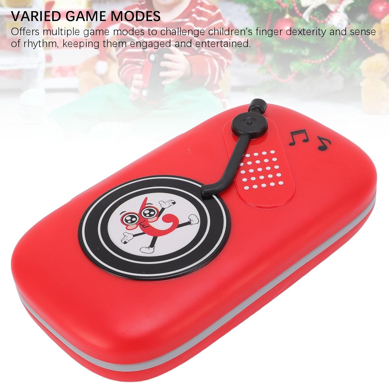 Music Rythem Game Machine|Handheld Fast Push Electronic Piano Toy with Music and Light