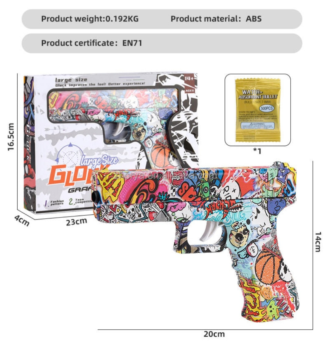 Glock Water Gel Gun