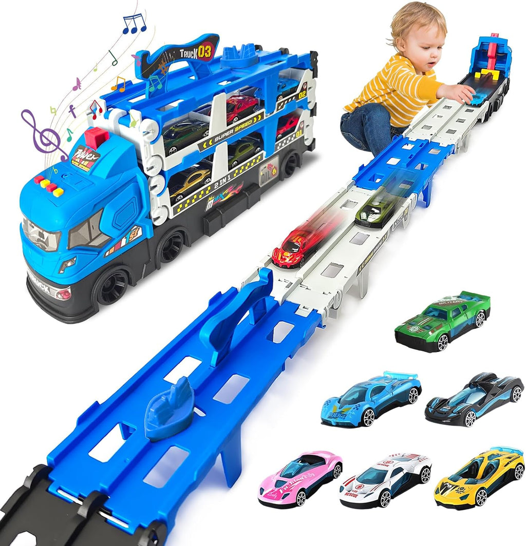 Carrier Truck Race Track - Toys