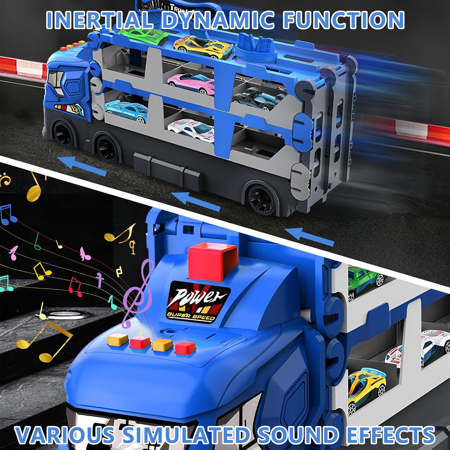 Carrier Truck Race Track - Toys