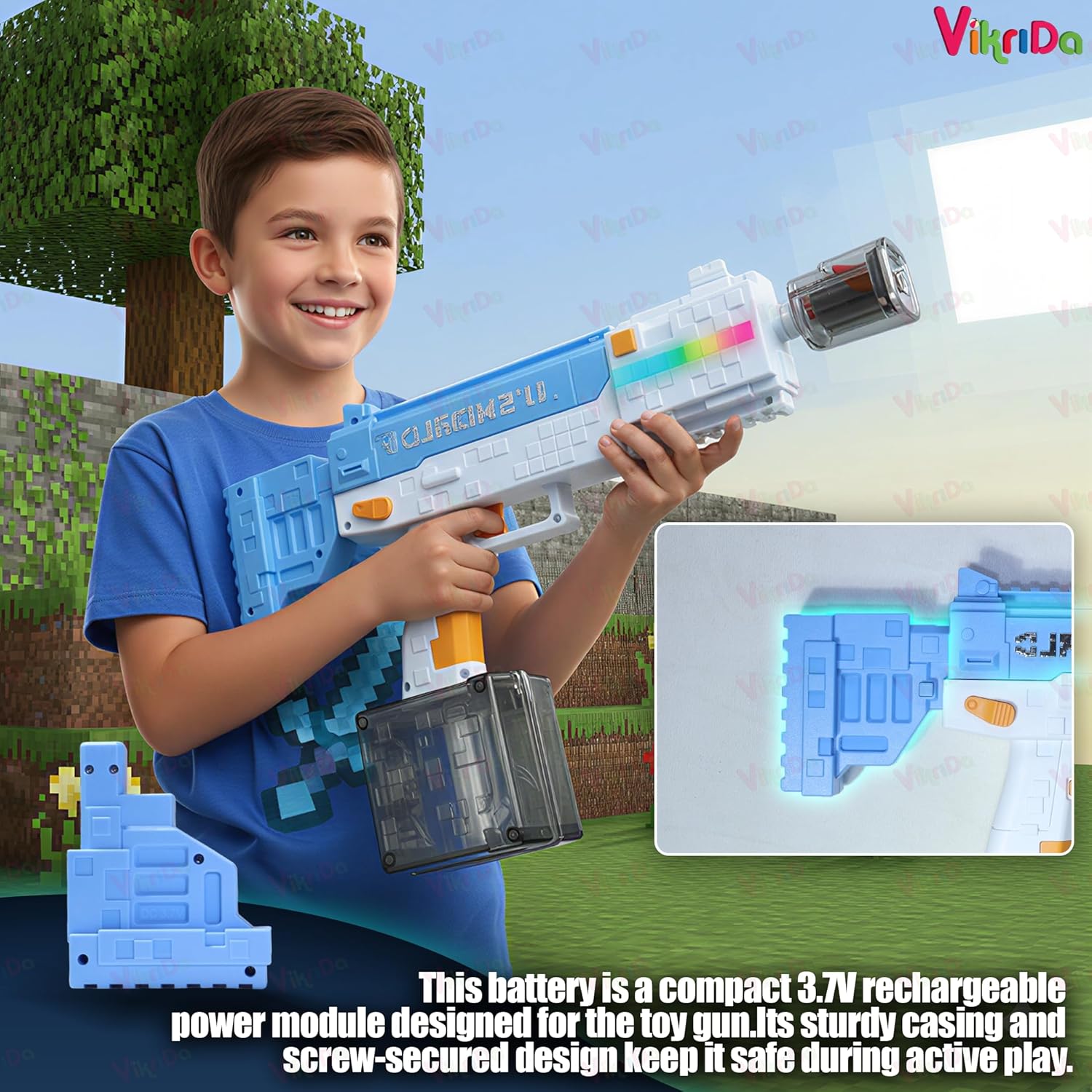 Minecraft Automatic Electric Water Blaster