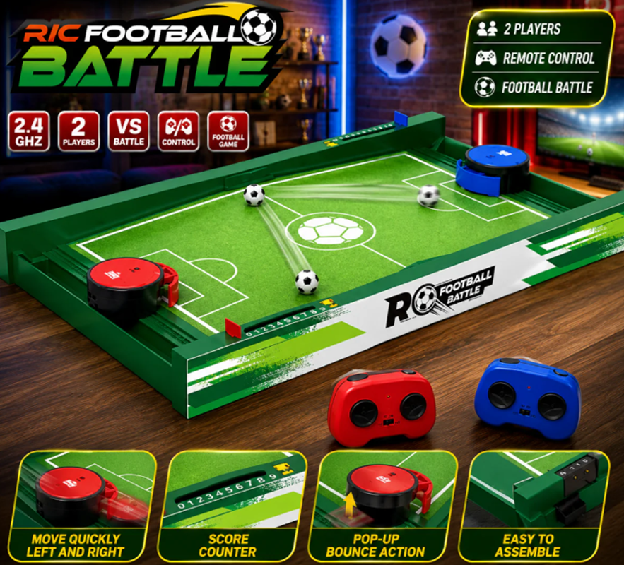 Remote Control Football Battle Board Soccer Game