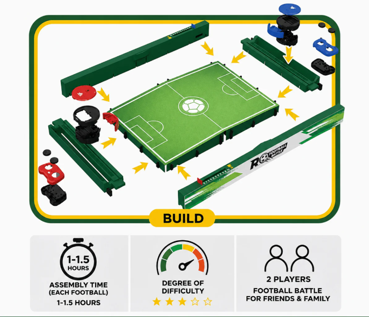 Remote Control Football Battle Board Soccer Game