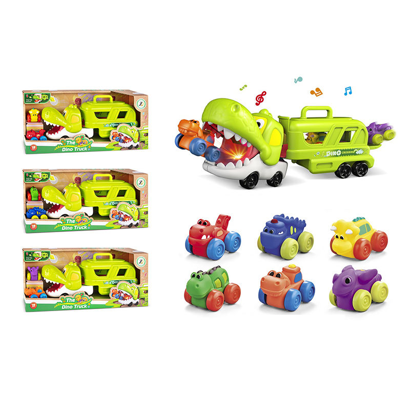 Deformation Friction Dinosaur Truck with Lights & Music