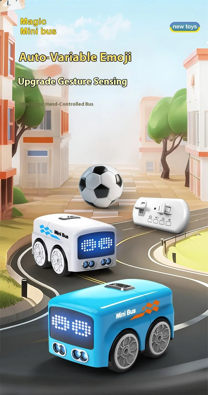 Magic Mini RC Bus, 2026 Gesture & Remote Control Sensor Car