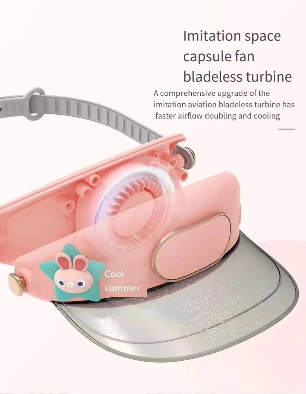 Sun Protector | Cute Hat with Cooling Fan