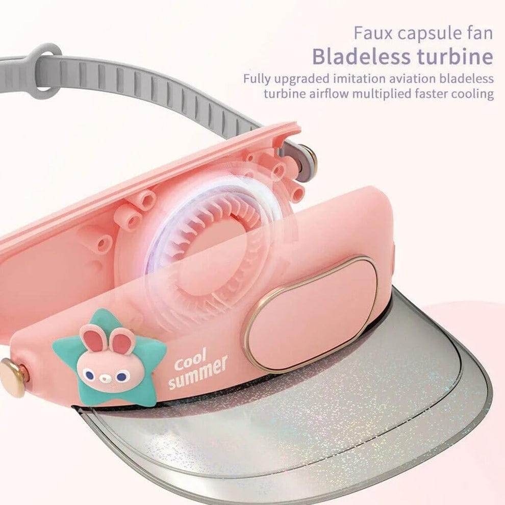 Sun Protector | Cute Hat with Cooling Fan