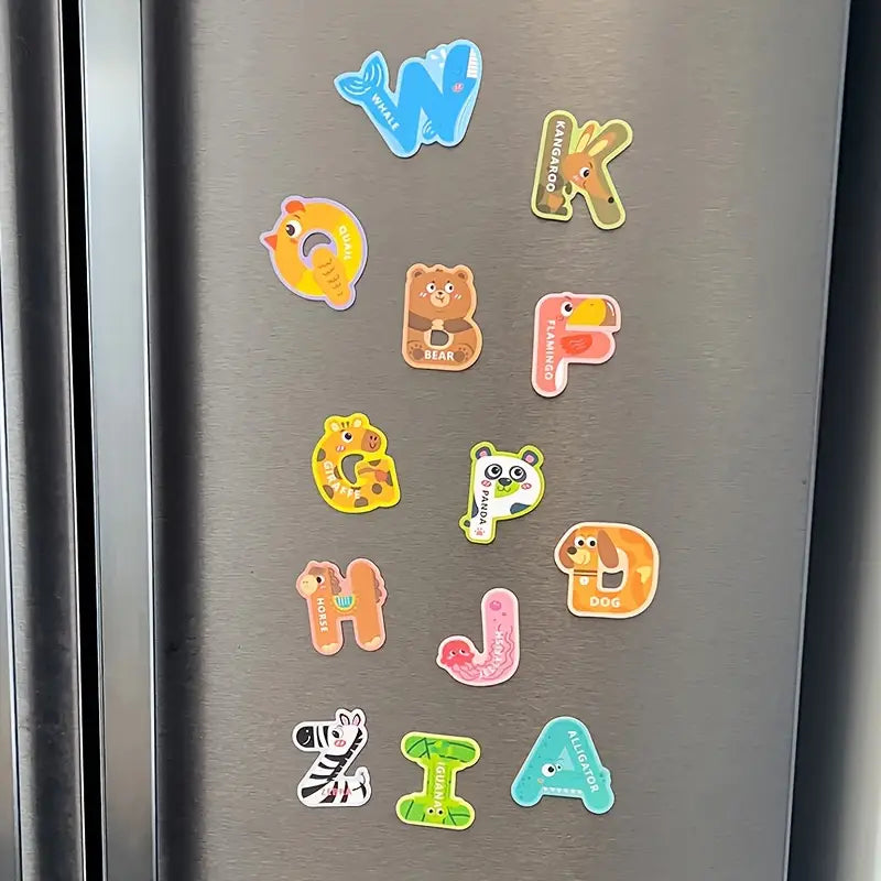 Magnetic Letters Educational Cards