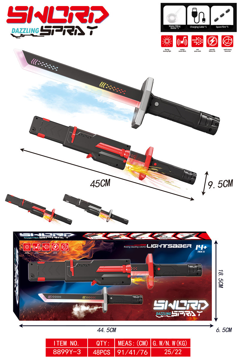 Mini Spark Blade Led Sword With Smoke & Spark Effect