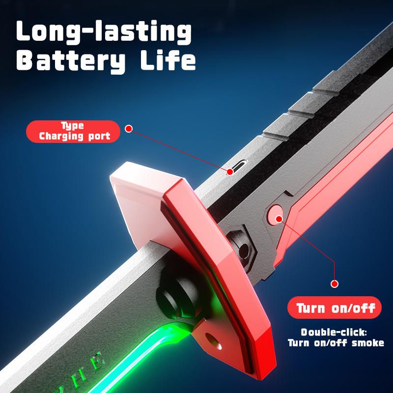 Mini Spark Blade Led Sword With Smoke & Spark Effect
