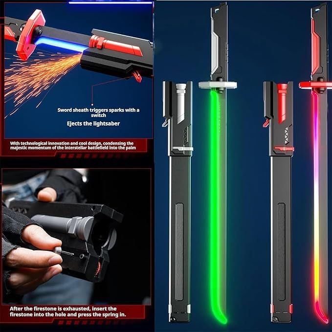 Mini Spark Blade Led Sword With Smoke & Spark Effect