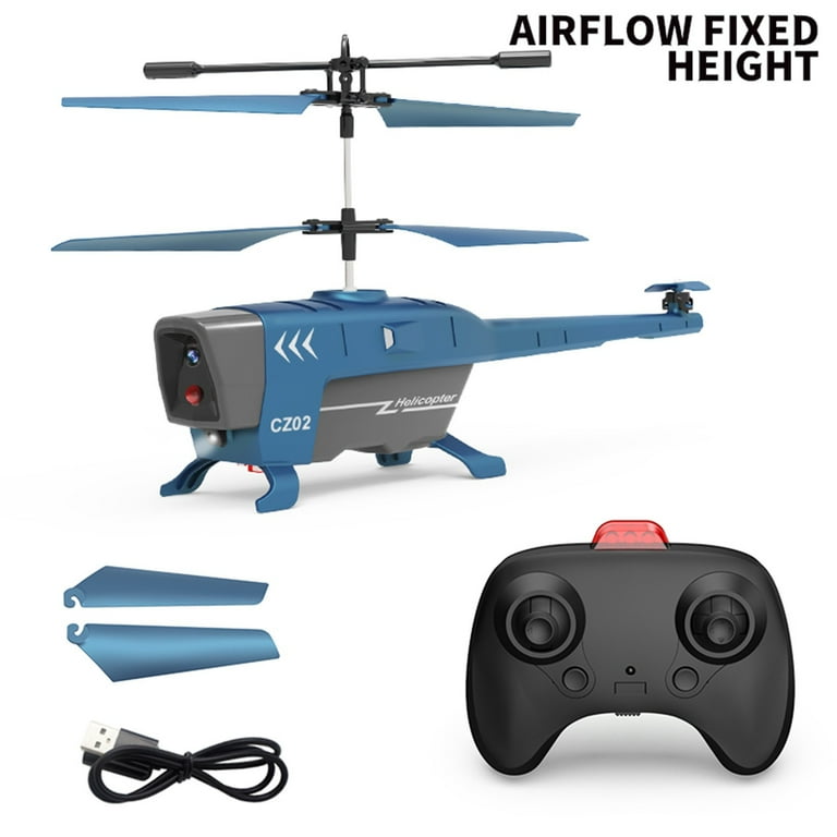 CZ 02 R/C Helicopter plane 3.5 Channel RC Helicopter with Gyro for Beginners, Indoor Outdoor Flying RC Aircraft with LED Lights,
