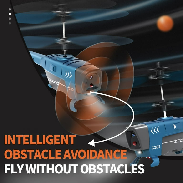 CZ 02 R/C Helicopter plane 3.5 Channel RC Helicopter with Gyro for Beginners, Indoor Outdoor Flying RC Aircraft with LED Lights,