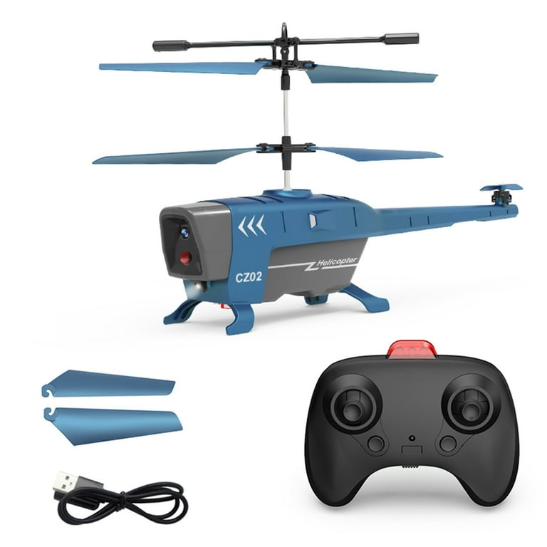 CZ 02 R/C Helicopter plane 3.5 Channel RC Helicopter with Gyro for Beginners, Indoor Outdoor Flying RC Aircraft with LED Lights,