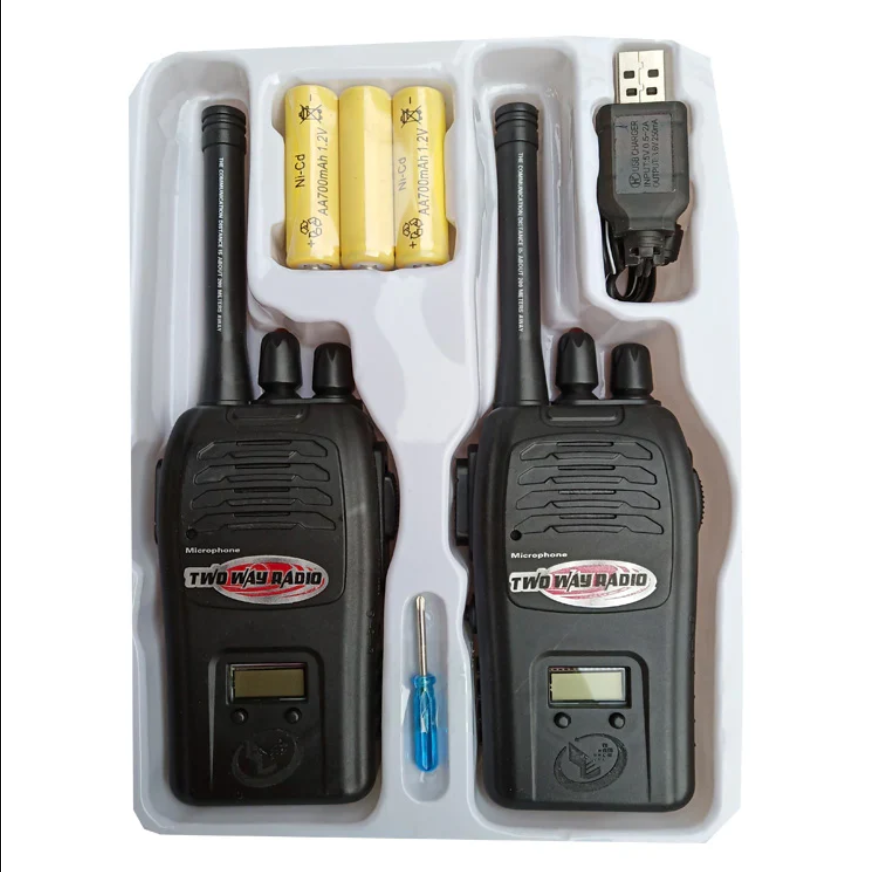 Interphone Walkie Talkie Two Way Radio | 2 Pcs Noise Reduction 200 Meters Away Connection